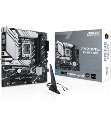 Placa base asus prime b760m-a wifi socket 1700/ ddr5/ pcie 4.0/ micro atx
