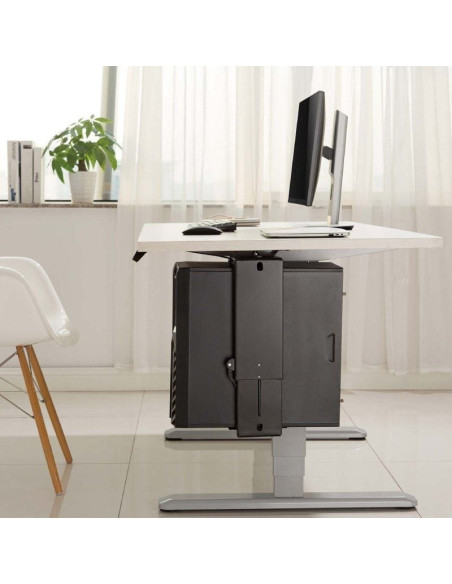 Soporte bajo mesa aisens mpc03-201 para pc/ hasta 10kg