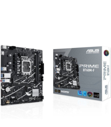 Placa base asus prime b760m-f socket 1700/ ddr5/ pcie 4.0/ micro atx