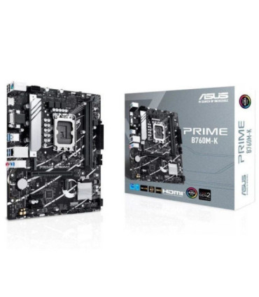 Placa base asus prime b760m-k socket 1700/ ddr5/ pcie 4.0/ micro atx