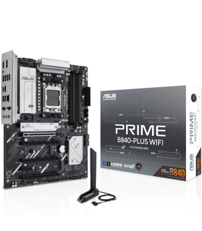 Placa base asus prime b840-plus wifi socket am5/ ddr5/ pcie 4.0