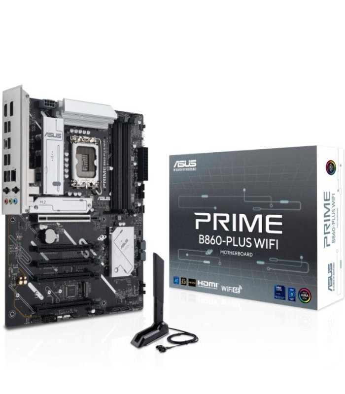 Placa base asus prime b860-plus wifi socket 1851/ ddr5/ pcie 5.0