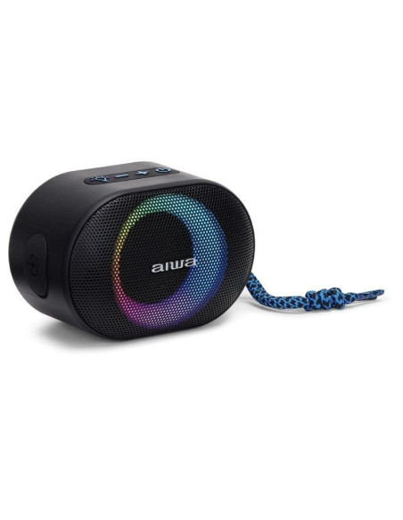 Altavoz con bluetooth aiwa bst-330bl/ 10w/ 1.0/ azul