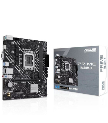 Placa base asus prime h610m-k socket 1700/ ddr5/ pcie 4.0/ micro atx