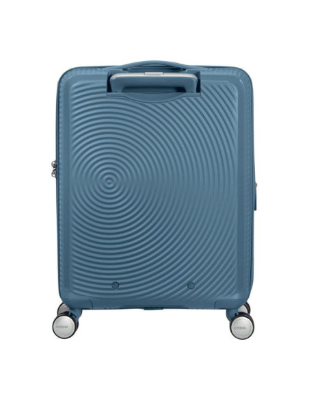 Maleta de cabina american tourister soundbox spinner 55cm/ 55x40x20cm/ 4 ruedas/ azul piedra