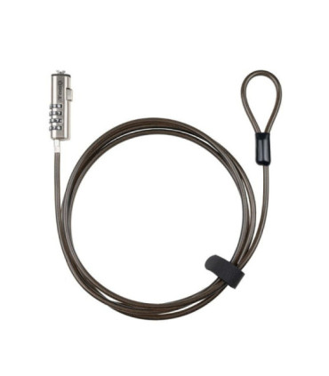 Cable de seguridad tipo nano para portátiles tooq tqclkc0035-g/ 1.5m