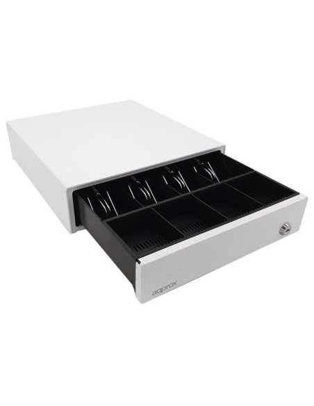 Cajón portamonedas approx appcash33wh/ manual y automático/ blanco