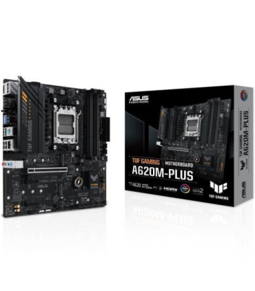 Placa base asus tuf gaming a620m-plus socket am5/ ddr5/ pcie 4.0/ micro atx