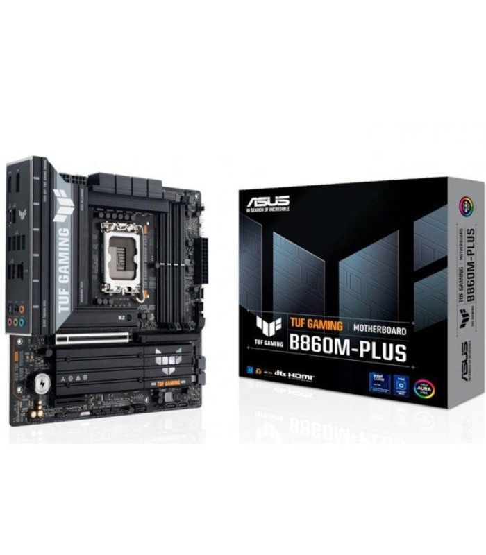 Placa base asus tuf gaming b860m-plus socket 1851/ ddr5/ pcie 5.0/ micro atx