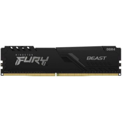 Memoria ram kingston fury beast rgb 16gb/ ddr4/ 3600mhz/ 1.35v/ cl18/ dimm