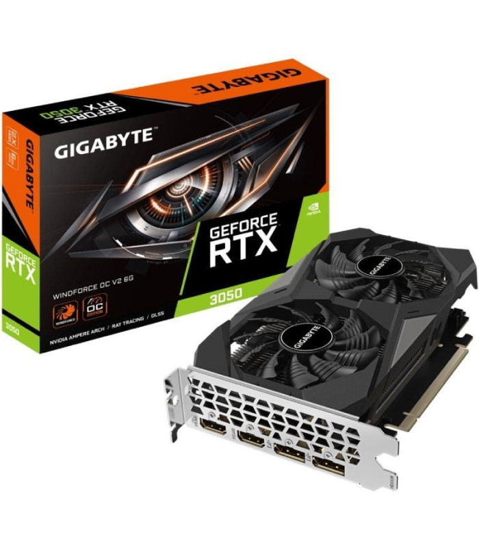 Tarjeta gráfica gigabyte geforce rtx 3050 windforce oc v2/ 6gb gddr6