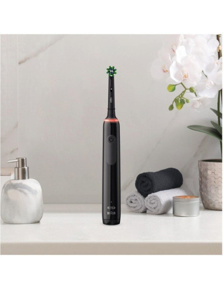 Cepillo dental braun oral-b vitality pro 3 3500/ incluye 2 recambios/ negro