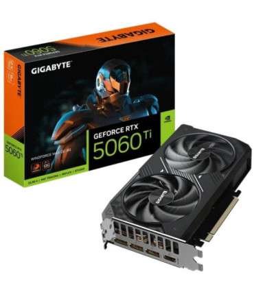 Tarjeta gráfica gigabyte geforce rtx 5060 ti windforce max oc/ 8gb gddr7