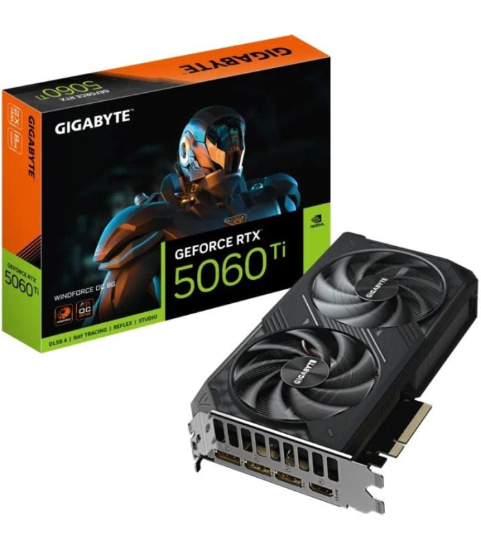 Tarjeta gráfica gigabyte geforce rtx 5060 ti windforce oc/ 8gb gddr7