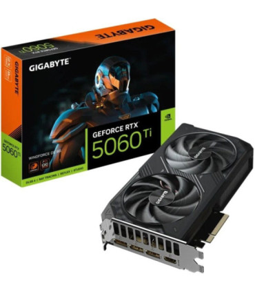 Tarjeta gráfica gigabyte geforce rtx 5060 ti windforce oc/ 8gb gddr7