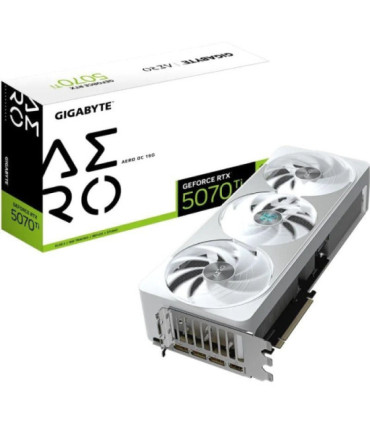 Tarjeta gráfica gigabyte geforce rtx 5070 ti aero oc/ 16gb gddr7