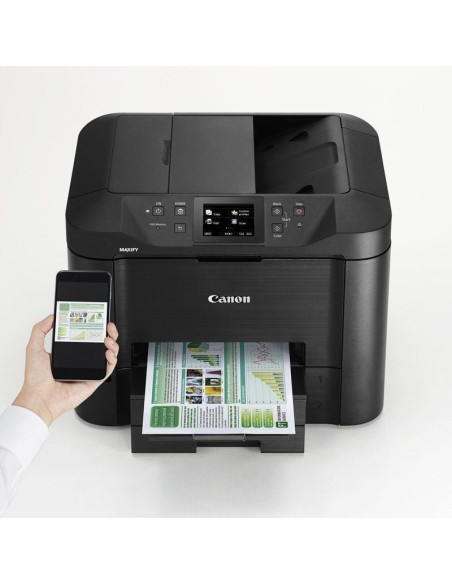 Multifunción canon maxify mb5450 wifi/ fax/ dúplex/ negra