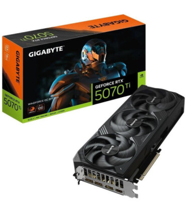 Tarjeta gráfica gigabyte geforce rtx 5070 ti windforce oc sff/ 16gb gddr7