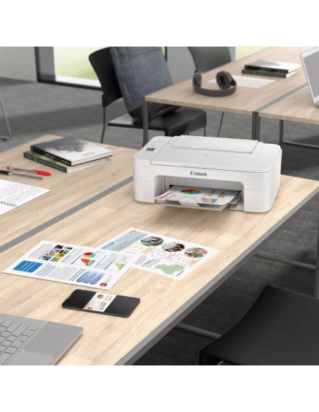 Multifunción canon pixma ts3351 wifi/ blanca