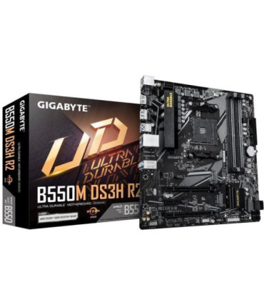 Placa base gigabyte b550m ds3h r2 socket am4/ ddr4/ pcie 4.0/ micro atx