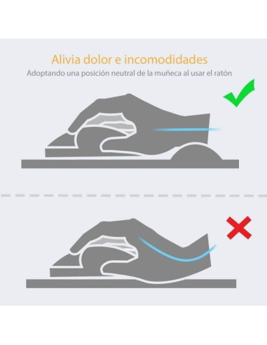 Alfombrilla ergonómica fellowes 9112101/ 25 x 20 x 235mm