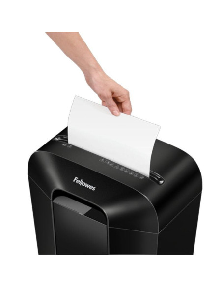 Destructora fellowes lx50/ corte en partículas de 4 x 37mm/ negra