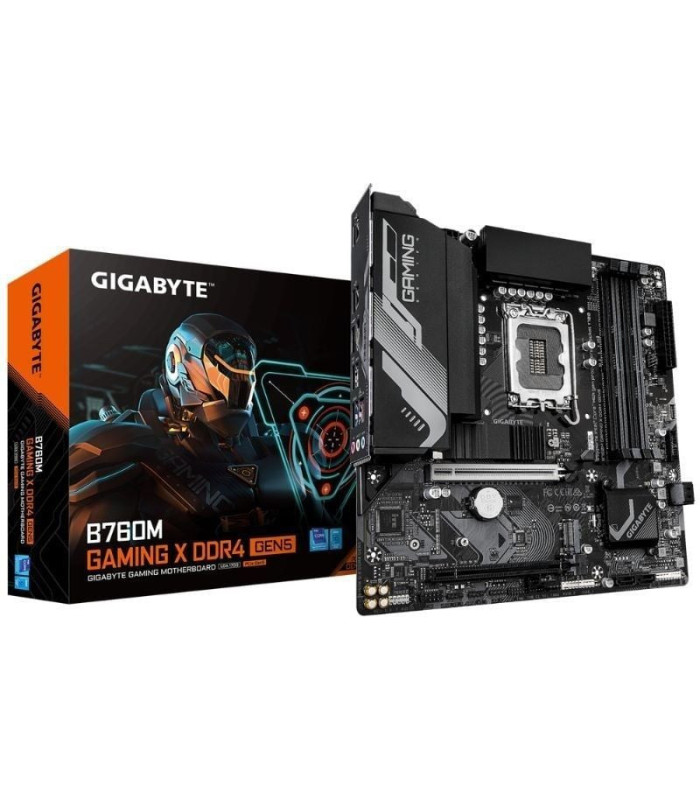 Placa base gigabyte b760m gaming x ddr4 gen5 socket 1700/ ddr4/ pcie 5.0/ micro atx