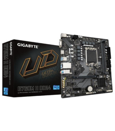 Placa base gigabyte b760m h ddr4 socket 1700/ ddr4/ pcie 4.0/ micro atx