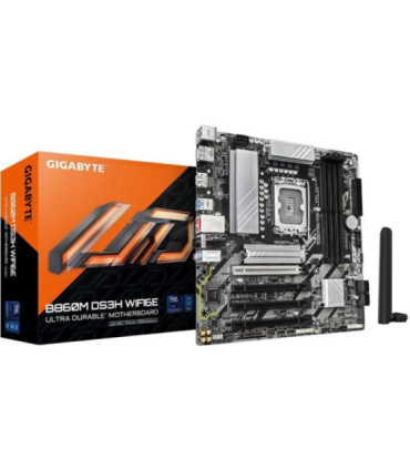 Placa base gigabyte b860m ds3h wifi6e socket 1851/ ddr5/ pcie 5.0/ micro atx