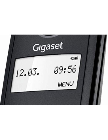 Teléfono inalámbrico gigaset a116/ negro