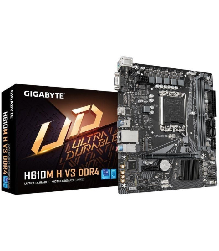 Placa base gigabyte h610m h v3 ddr4 socket 1700/ ddr4/ pcie 4.0/ micro atx