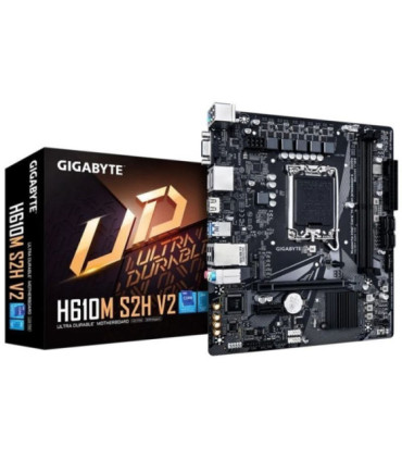 Placa base gigabyte h610m s2h v2 socket 1700/ ddr5/ pcie 4.0/ micro atx