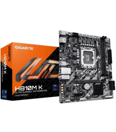 Placa base gigabyte h810m k socket 1851/ ddr5/ pcie 4.0/ micro atx
