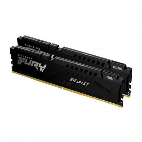 Memoria ram kingston fury beast 2 x 16gb/ ddr5/ 5200mhz/ 1.25v/ cl40/ dimm