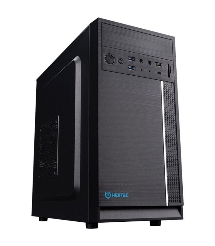 Caja minitorre hiditec q5 pro con fuente 500w