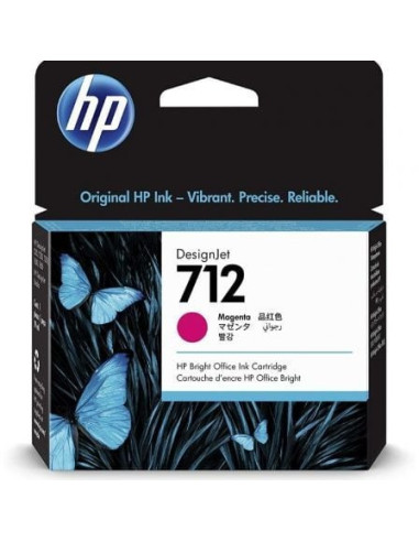 Cartucho de tinta original hp nº712/ magenta