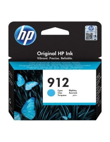 Cartucho de tinta original hp nº912/ cian