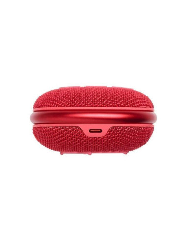 Altavoz con bluetooth jbl clip 4/ 5w/ 1.0/ rojo
