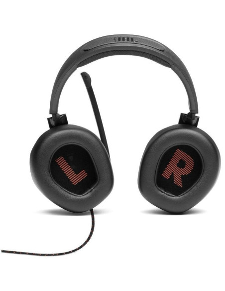 Auriculares gaming con micrófono jbl quantum 200/ jack 3.5/ negros