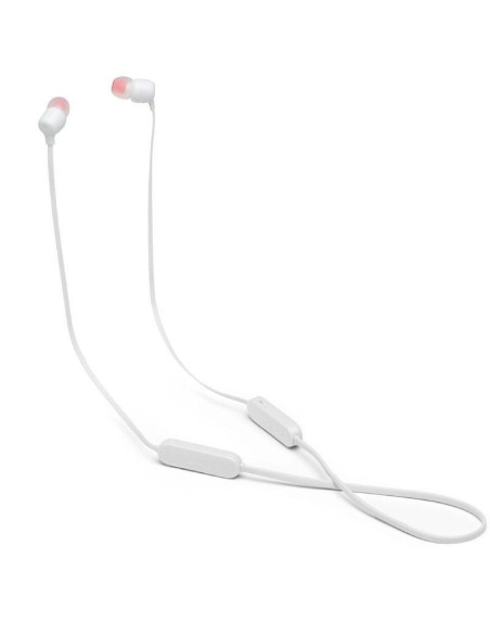 Auriculares inalámbricos intrauditivos jbl tune 125bt/ con micrófono/ bluetooth/ blancos