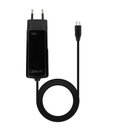 Cargador de portátil gan tooq tqlc-usbcgan100pd-c usb tipo-c/ 100w/ automático/ voltaje 5-20v