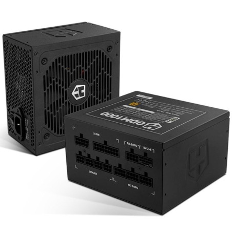 Fuente de alimentación nox hummer gdm/ 1000w/ ventilador 12cm/ atx 3.1/ pcie 5.1/ 80 plus gold
