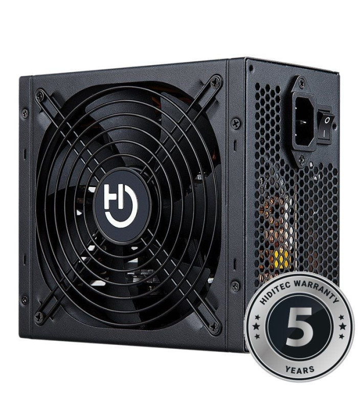 Fuente de alimentación hiditec bz550/ 550w/ ventilador 14cm/ 80 plus bronze