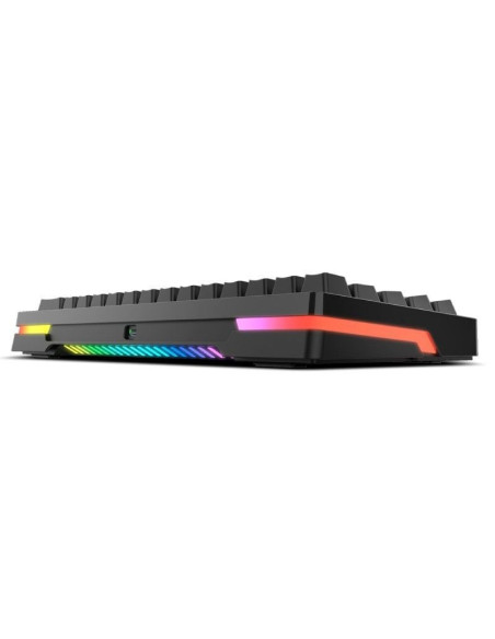 Teclado gaming mecánico krom kreator/ negro