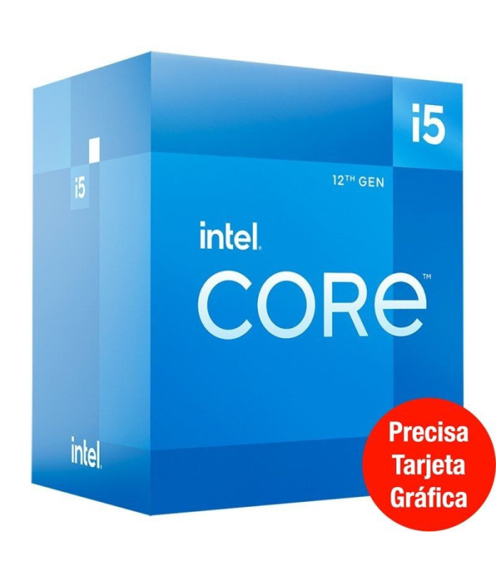 Procesador intel core i5-12400f 2.50ghz socket 1700