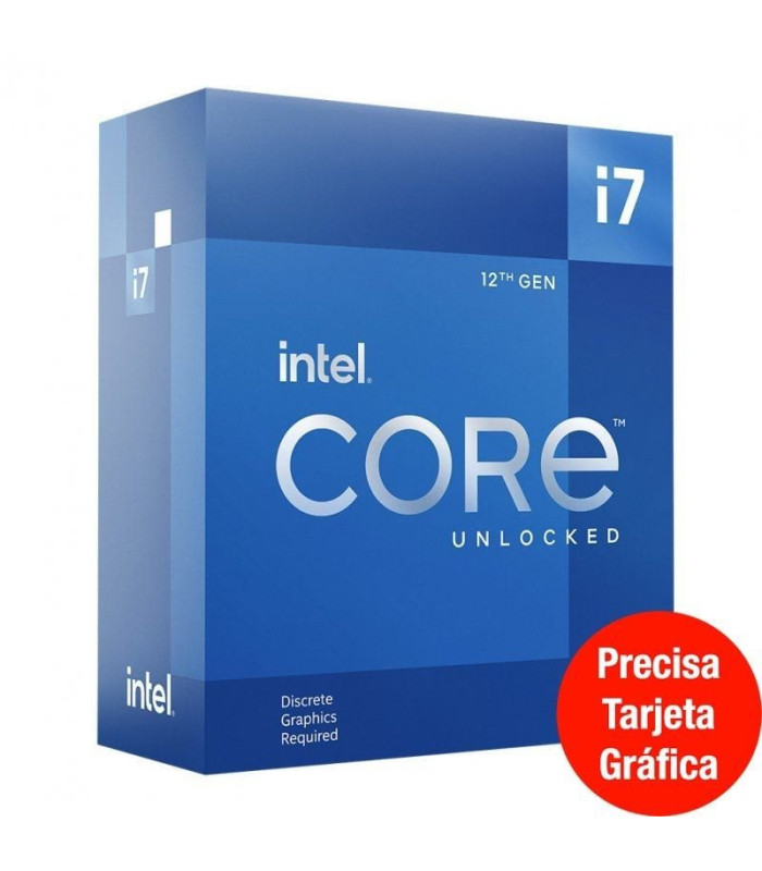 Procesador intel core i7-12700kf 3.60ghz socket 1700