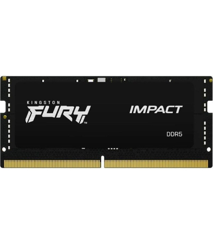 Memoria ram kingston fury impact 16gb/ ddr5/ 5600mhz/ 1.1v/ cl40/ sodimm