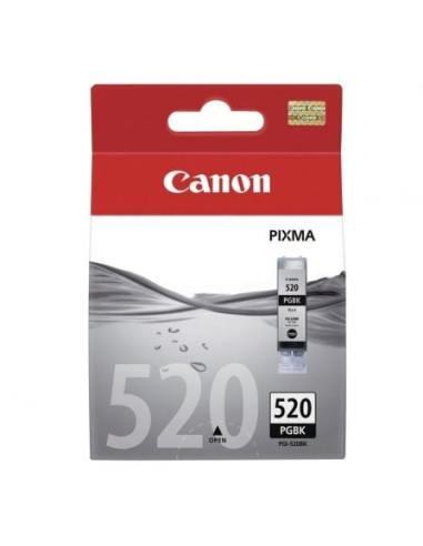 Cartucho de tinta original canon pgi-520bk/ negro