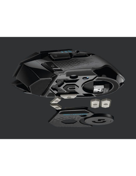 Ratón gaming inalámbrico logitech g502 lightspeed/ batería recargable/hasta 25600 dpi