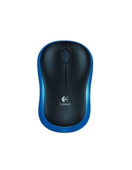 Ratón inalámbrico logitech m185/ hasta 1000 dpi/ azul